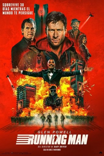 Poster de la película "The Running Man"